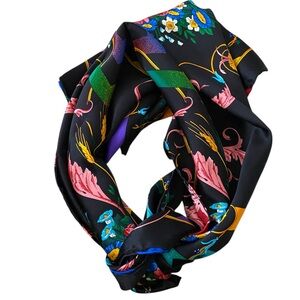 Rush Limbaugh 100% Silk Paisley Scarf Colorful Vintage Collector Accessory